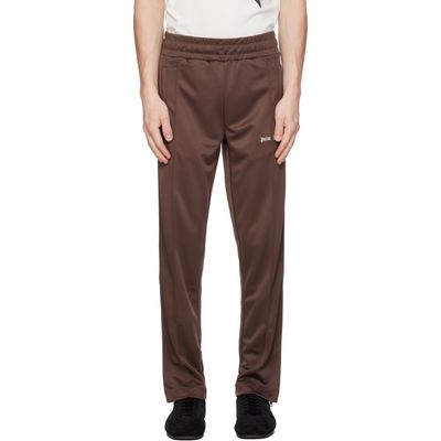 Palm Angels Palm Angels Brown Classic Logo Track Pants