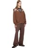 Palm Angels Palm Angels Brown Waist Logo Sweatpants - 4