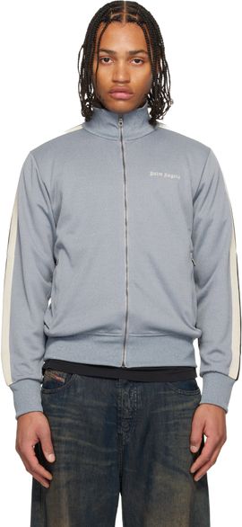 Palm Angels Palm Angels Gray Classic Logo Track Jacket