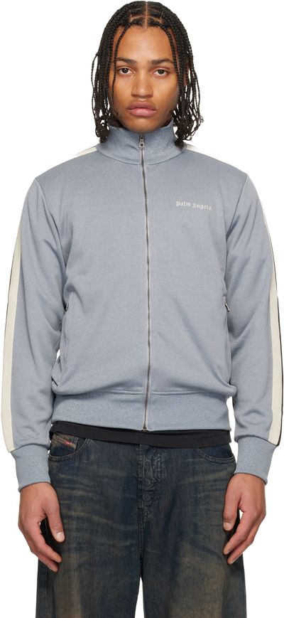 Palm Angels Palm Angels Gray Classic Logo Track Jacket