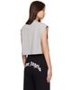 Palm Angels Palm Angels Gray Studded Box Logo Tank Top - 3