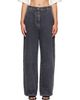 Palm Angels Palm Angels Gray Tree Logo Loose Jeans - 1