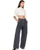 Palm Angels Palm Angels Gray Tree Logo Loose Jeans - 4