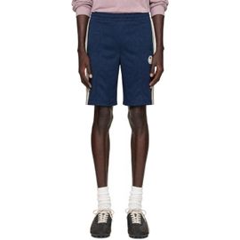 Palm Angels Palm Angels Navy Palm Tree Track Shorts