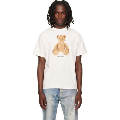 Palm Angels Palm Angels Off-White Bear T-shirt