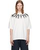 Palm Angels Palm Angels Off-White Big Neck Logo Loose T-shirt - 1