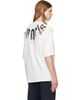 Palm Angels Palm Angels Off-White Big Neck Logo Loose T-shirt - 3
