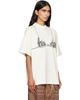 Palm Angels Palm Angels Off-White Bra Loose T-shirt - 2