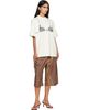 Palm Angels Palm Angels Off-White Bra Loose T-shirt - 4