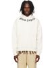Palm Angels Palm Angels Off-White Neck Logo Hoodie - 1
