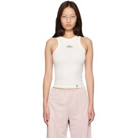 Palm Angels Palm Angels Off-White 'Palm' Sway Fitted Tank Top