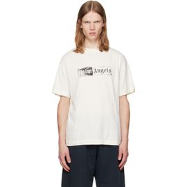 Palm Angels Palm Angels Off-White Stamp Logo Regular T-shirt