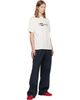 Palm Angels Palm Angels Off-White Stamp Logo Regular T-shirt - 4