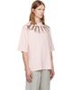 Palm Angels Palm Angels Pink Big Neck Logo Loose T-shirt - 2
