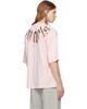 Palm Angels Palm Angels Pink Big Neck Logo Loose T-shirt - 3