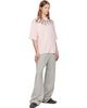 Palm Angels Palm Angels Pink Big Neck Logo Loose T-shirt - 4