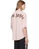 Palm Angels Palm Angels Pink Classic Logo Over T-shirt - 3