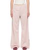 Palm Angels Palm Angels Pink Classic Logo Track Loose Pants - 1
