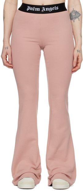 Palm Angels Palm Angels Pink Flared Lounge Pants
