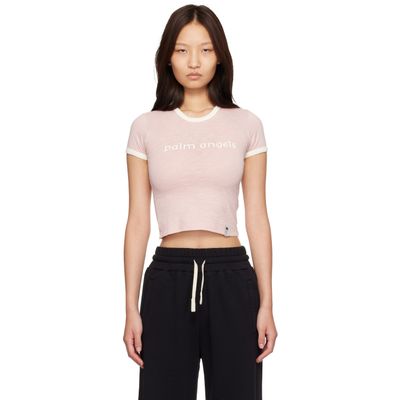 Palm Angels Palm Angels Pink Hollywood Slim T-shirt