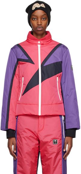 Palm Angels Palm Angels Pink Thunderbolt Ski Jacket