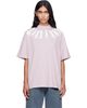 Palm Angels Palm Angels Purple Big Neck Logo T-shirt - 1
