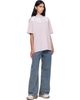 Palm Angels Palm Angels Purple Big Neck Logo T-shirt - 4