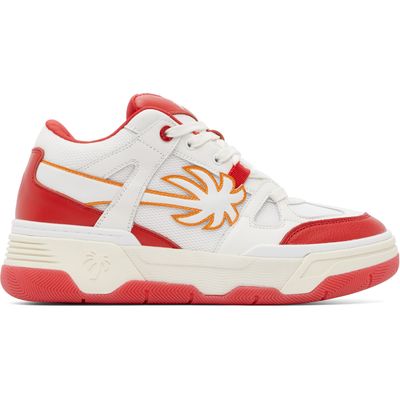 Palm Angels Palm Angels Red & White Palm Skate Sneakers