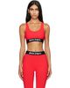 Palm Angels Palm Angels Red Classic Logo Sport Bra - 1