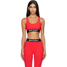 Palm Angels Palm Angels Red Classic Logo Sport Bra