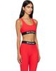 Palm Angels Palm Angels Red Classic Logo Sport Bra - 2