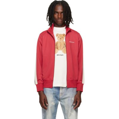 Palm Angels Palm Angels Red Classic Logo Track Jacket