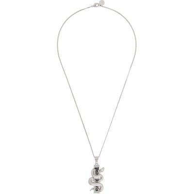 Palm Angels Palm Angels Snake Box Logo Necklace