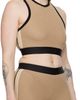 Palm Angels Palm Angels Taupe Cropped Tank Top - 2