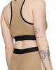 Palm Angels Palm Angels Taupe Cropped Tank Top - 3