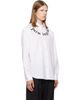 Palm Angels Palm Angels White Neck Logo Shirt - 2