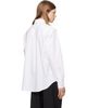 Palm Angels Palm Angels White Neck Logo Shirt - 3