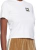 Palm Angels Palm Angels White 'Ski Club' T-Shirt - 2