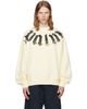 Palm Angels Palm Angels Yellow Big Neck Logo Loose Sweatshirt - 1