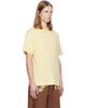 Palm Angels Palm Angels Yellow 'Palm' Ribbed Regular T-shirt - 2