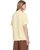 Palm Angels Palm Angels Yellow 'Palm' Ribbed Regular T-shirt - 3