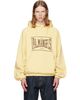 Palm Angels Palm Angels Yellow Vintage Box Logo Loose Hoodie - 1