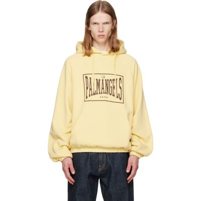 Palm Angels Palm Angels Yellow Vintage Box Logo Loose Hoodie