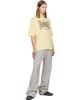 Palm Angels Palm Angels Yellow Vintage Box Logo Loose T-shirt - 4