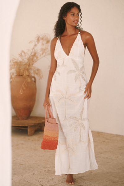 Palmacea Gala Sleeveless V-Neck Maxi Dress