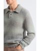 PALMES PALMES Alpaca Blend Long Sleeve Knit Polo - 1