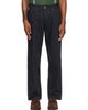 Palmes Palmes Black Coarse Trousers - 1
