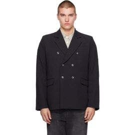 Palmes Palmes Black Double-Breasted Blazer