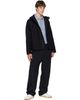 Palmes Palmes Black Herringbone Hooded Jacket - 4