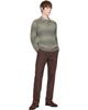 Palmes Palmes Blue Alpaca LS Knit Polo Sweater - 4